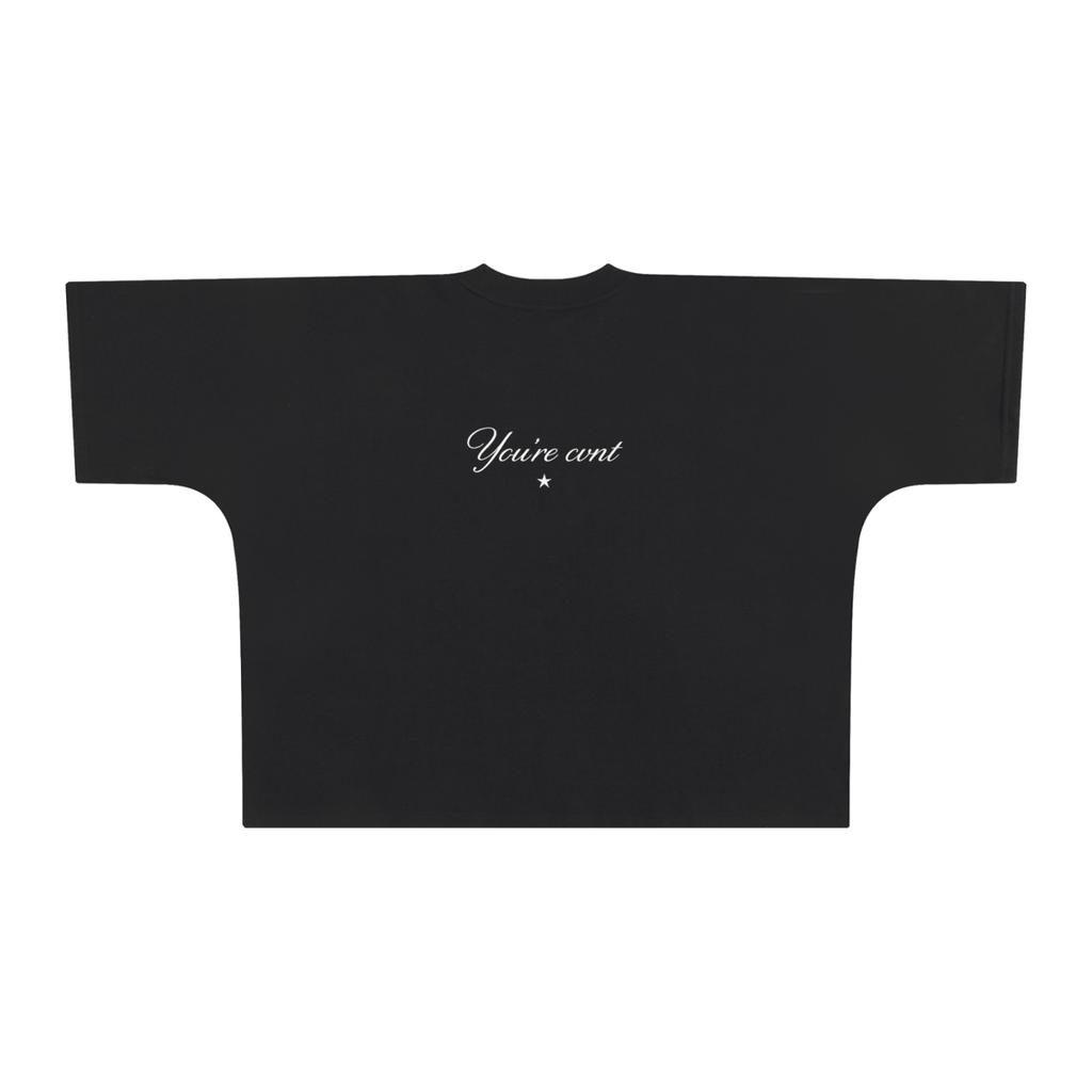 STAR — Black Signature Oversized Heavyweight T-Shirt