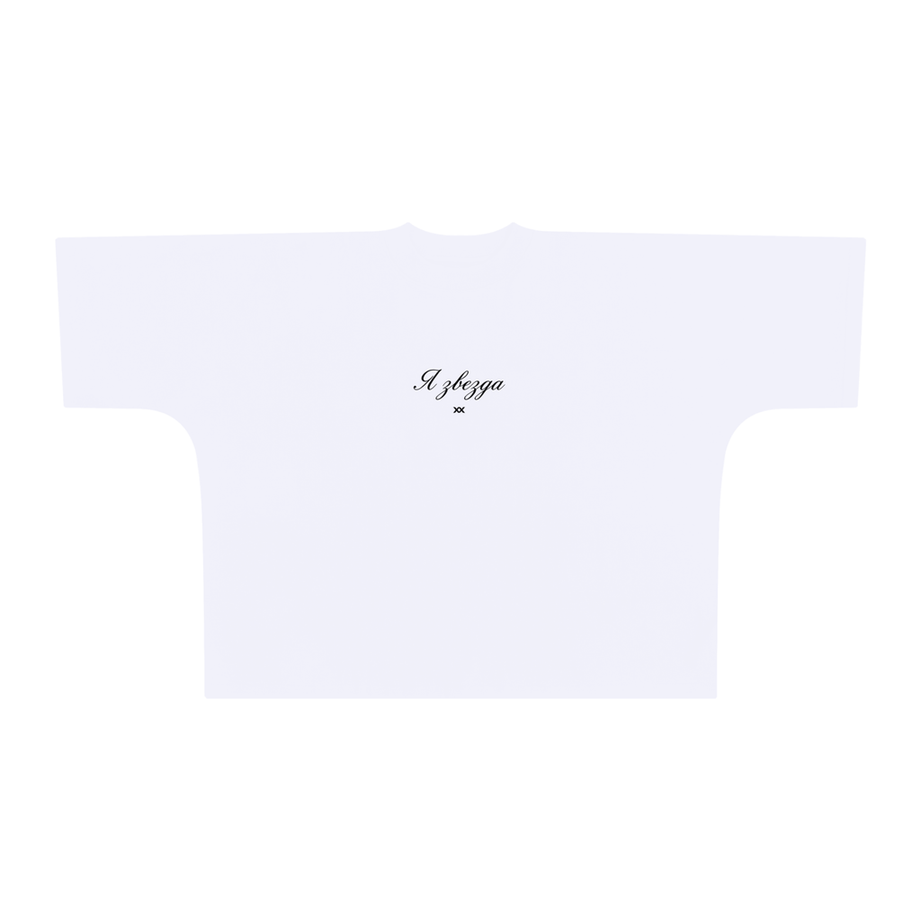 ZVEZDA — White Signature Oversized Heavyweight T-Shirt