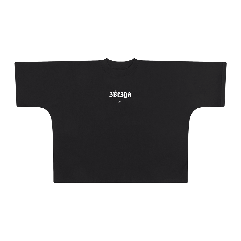 ZVEZDA — Black Signature Oversized Heavyweight T-Shirt